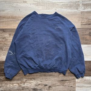 Vintage Levi’s Strauss Co Embroidered Crewneck Sweatshirt Size XXL Distressed